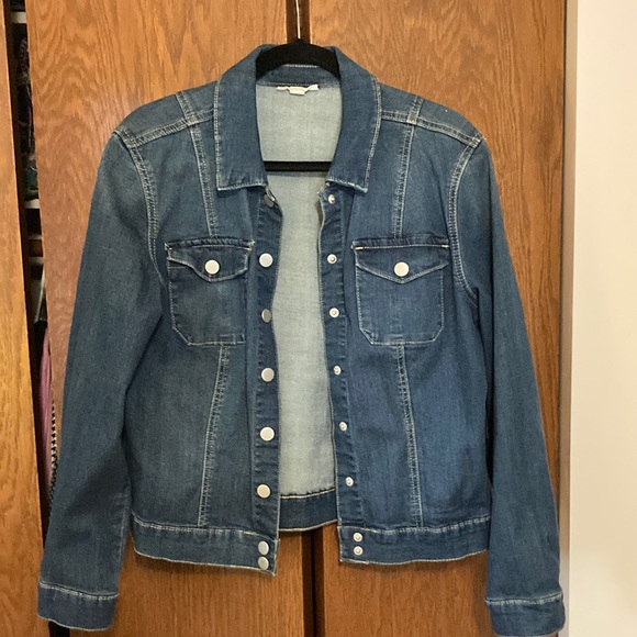 Dressbarn Jean Jacket L - Picture 1 of 8